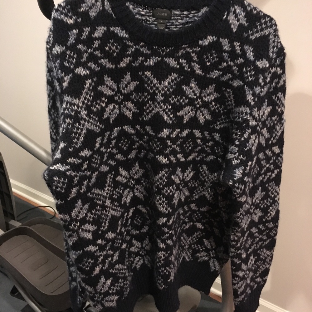 Men’s j crew wool sweater large